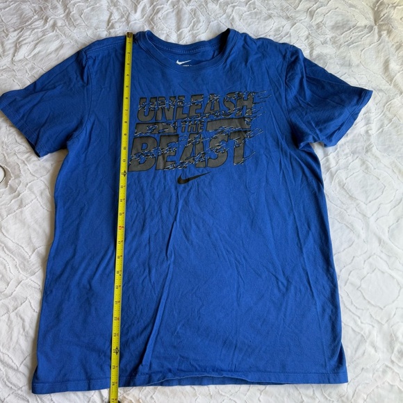 Nike Royal Blue and Grey Unleash the Beast Tee - Picture 4 of 5